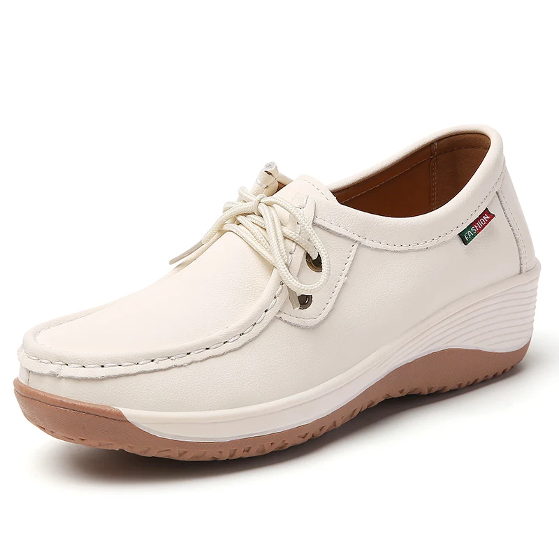 

Новые женские кожаные туфли большого размера из 100% воловьей кожи, повседневная спортивная обувь, модная легкая женская вулканизированная обувь, кроссовки