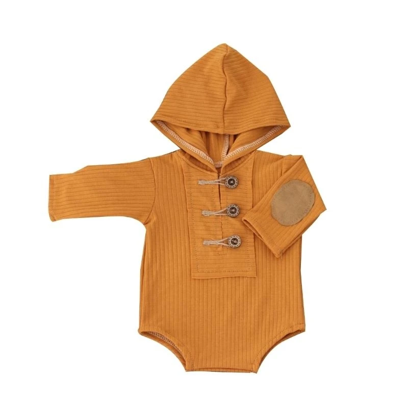 J15U 0-2M ملابس أطفال مصورة هودي سويت شيرت لحديثي الولادة زي صور استوديو الصور #3