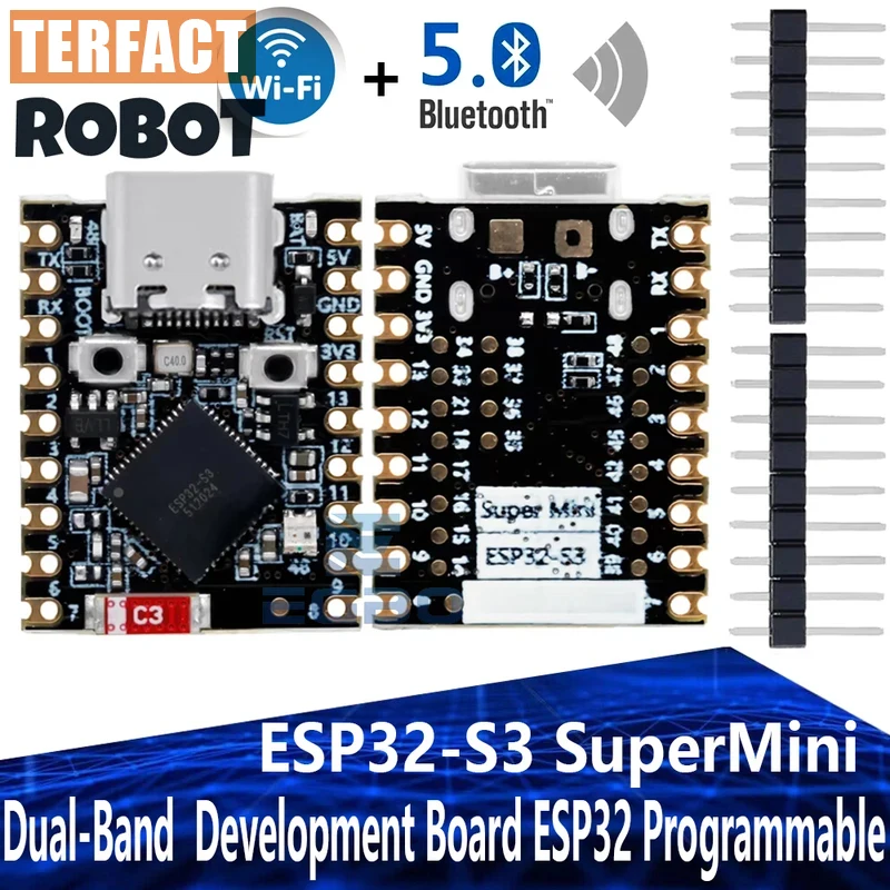 placa-de-desenvolvimento-supermini-esp32-s3-com-wifi-bluetooth-dual-band-50-kit-pcb-programavel-para-arduino
