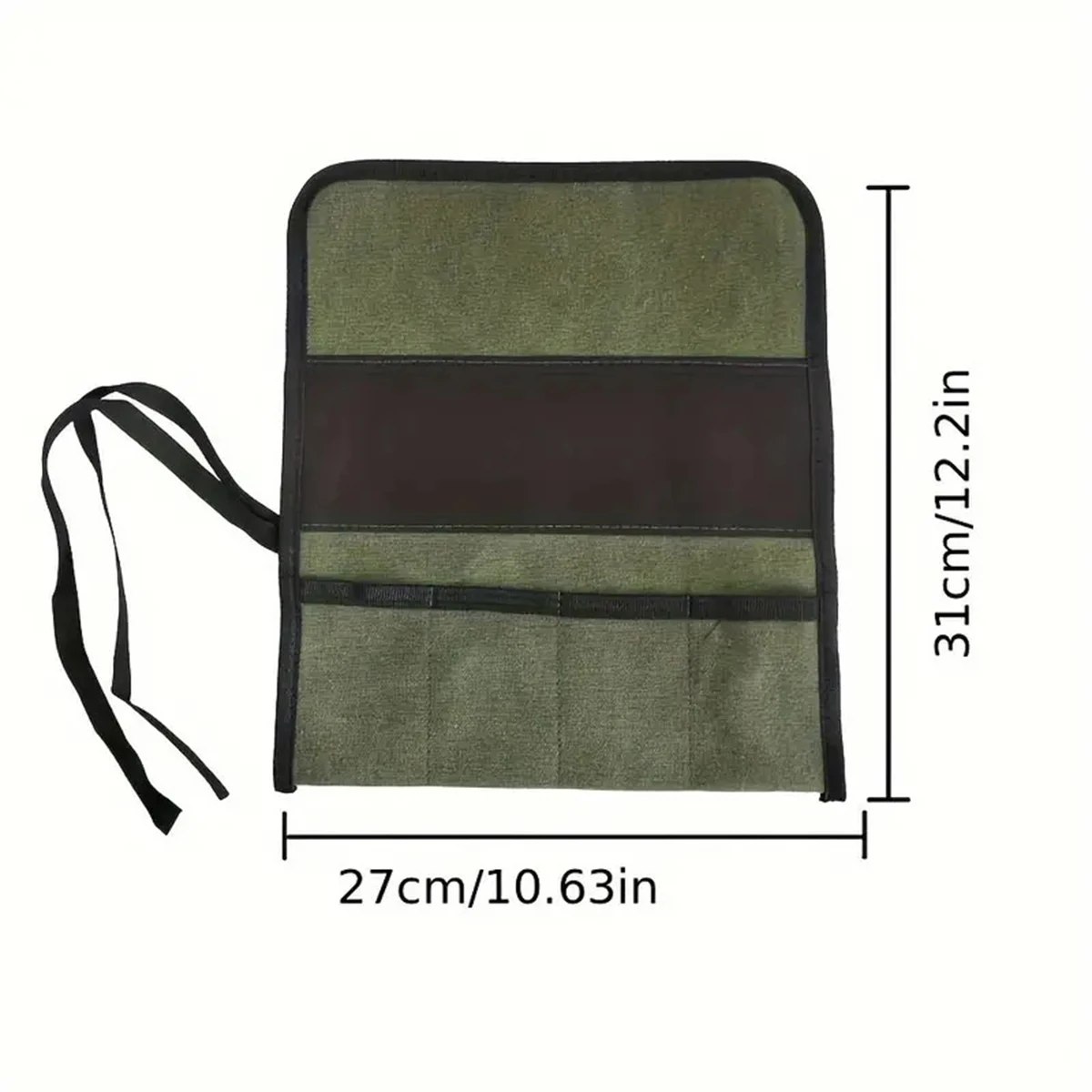 Multiple Pocket Multi-Purpose Roll Up Tool Bag Oxford Cloth Wrench Pouch Screwdrivers Drills Storage Case Bag Hanging Tool
