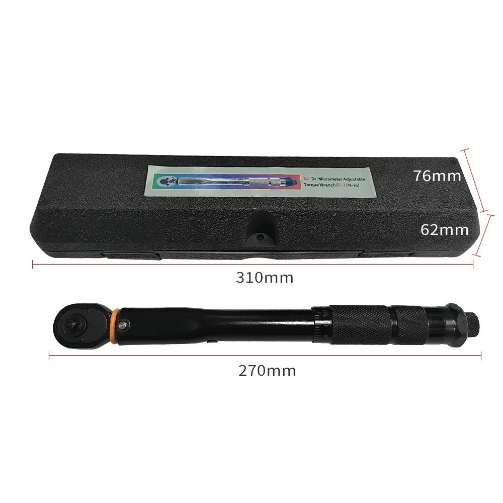 

Durable 1/2'' 3/8'' 1/4'' Torque Wrench Multi-functional Portable Wrench Adjustable Repairing Tool Hand Tools