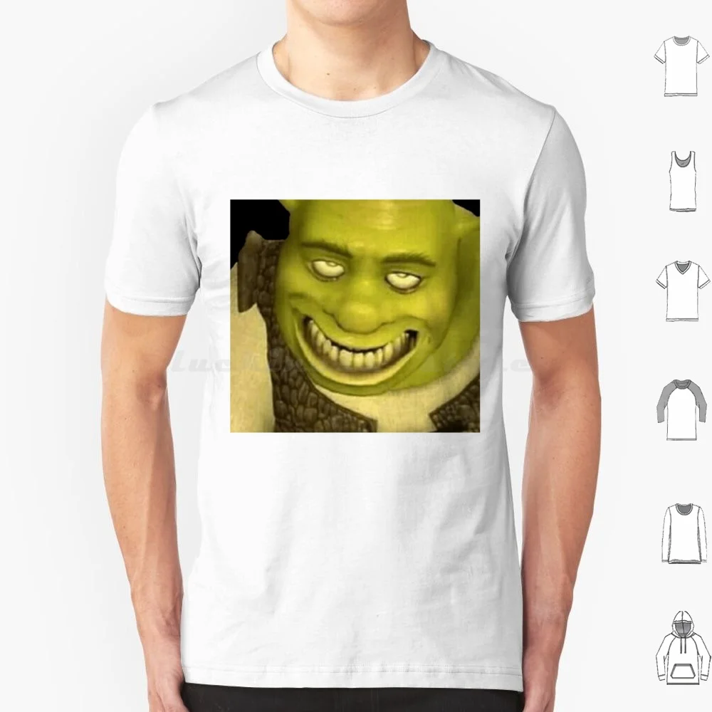 Meme Shrek camiseta 6xl algodón Cool Tee Shrek Meme Memes divertidos Shrek Meme burro lindo maravilla película verde Shrek Memes Ogre Love