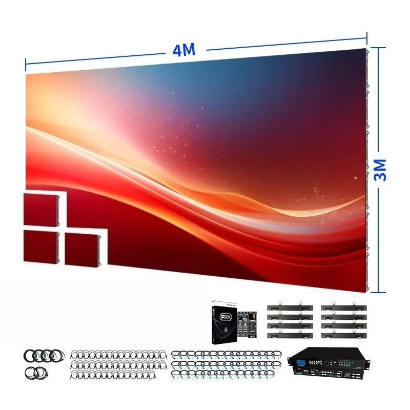 4m X 3m Complete System P2 P3 P2.6 P2.9 P3.91 LED Display 500mmx500mm LED Panel Eevent Church Backdrop Indoor Outdoor LED Screen