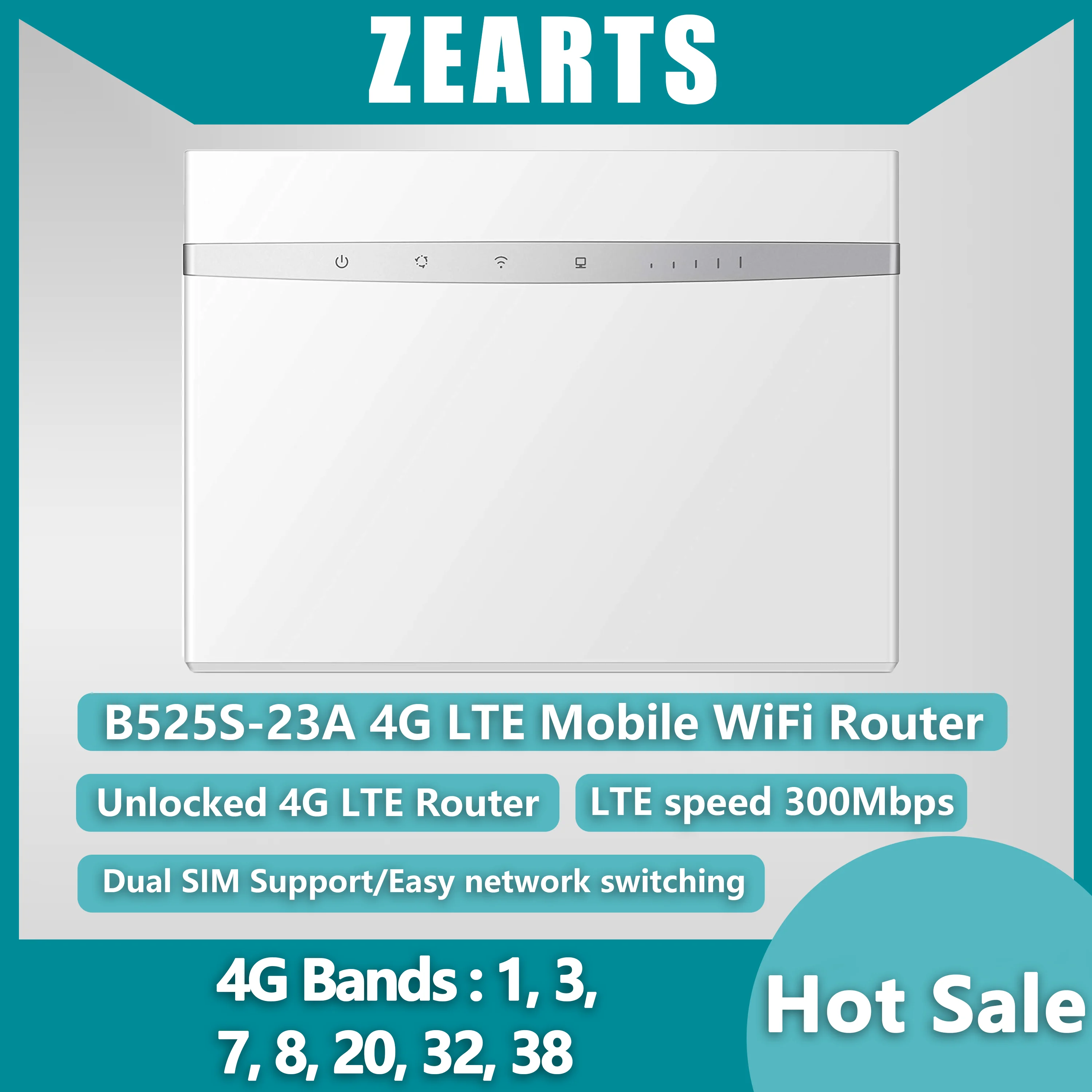 B525s-23a  4G LTE CAT6 Wireless AC  Wifi Router (old used 90-95%new)