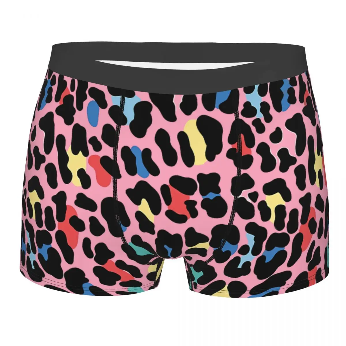 

Rainbow Leopard By Elebea Man's Boxer Briefs Highly Breathable Underpants Top Quality Print Shorts Gift Idea