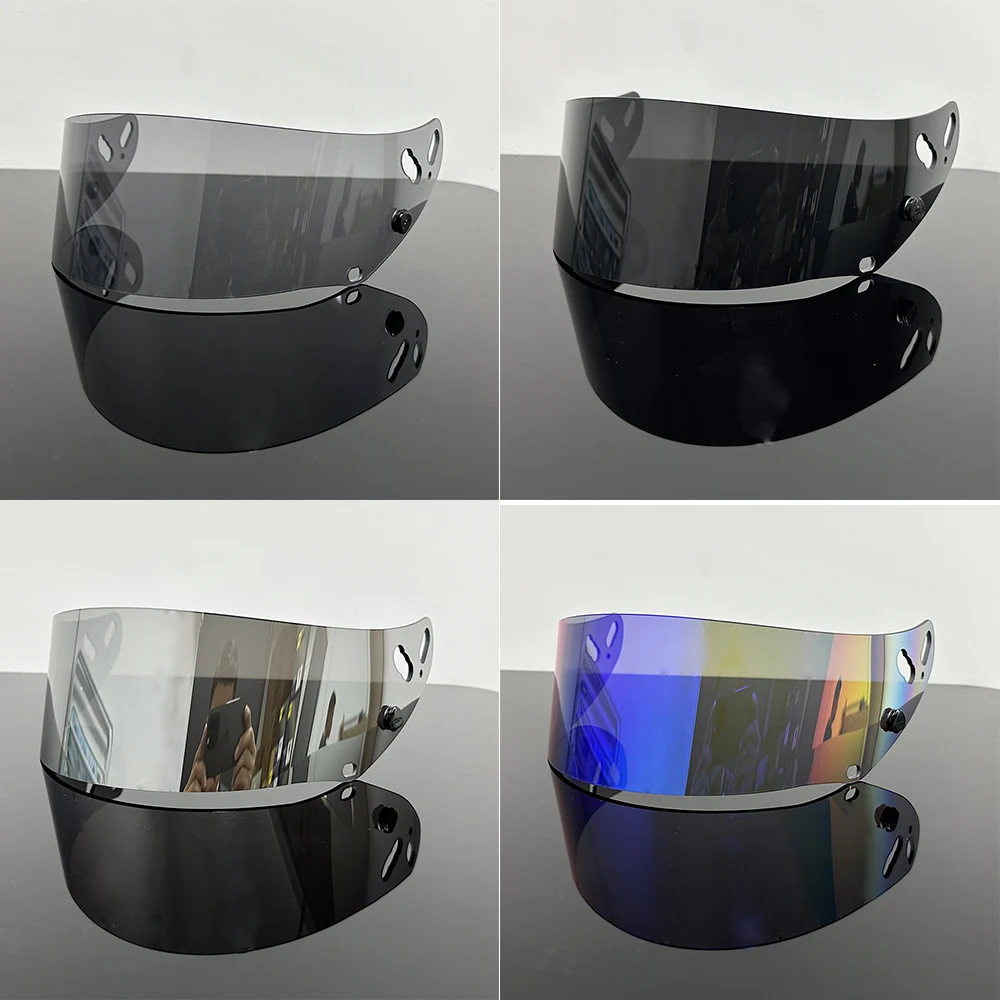 

Мотоциклетный шлем, козырек, очки с покрытием, серебристо-красный, сменный козырек для шлема для Arai GP-7 GP7