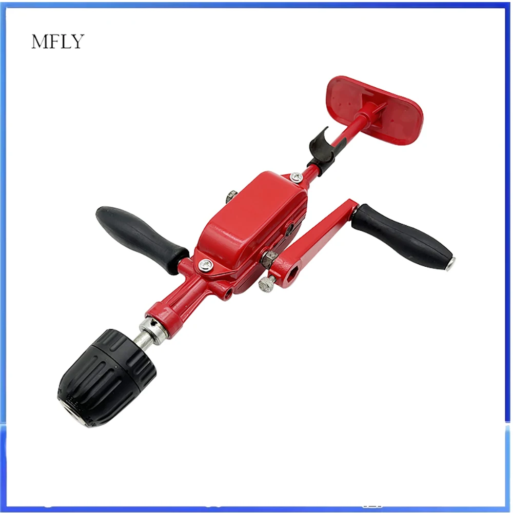 Hand Crank Drill DIY Adjustable Speed Comfortable Hand Tool For Professional