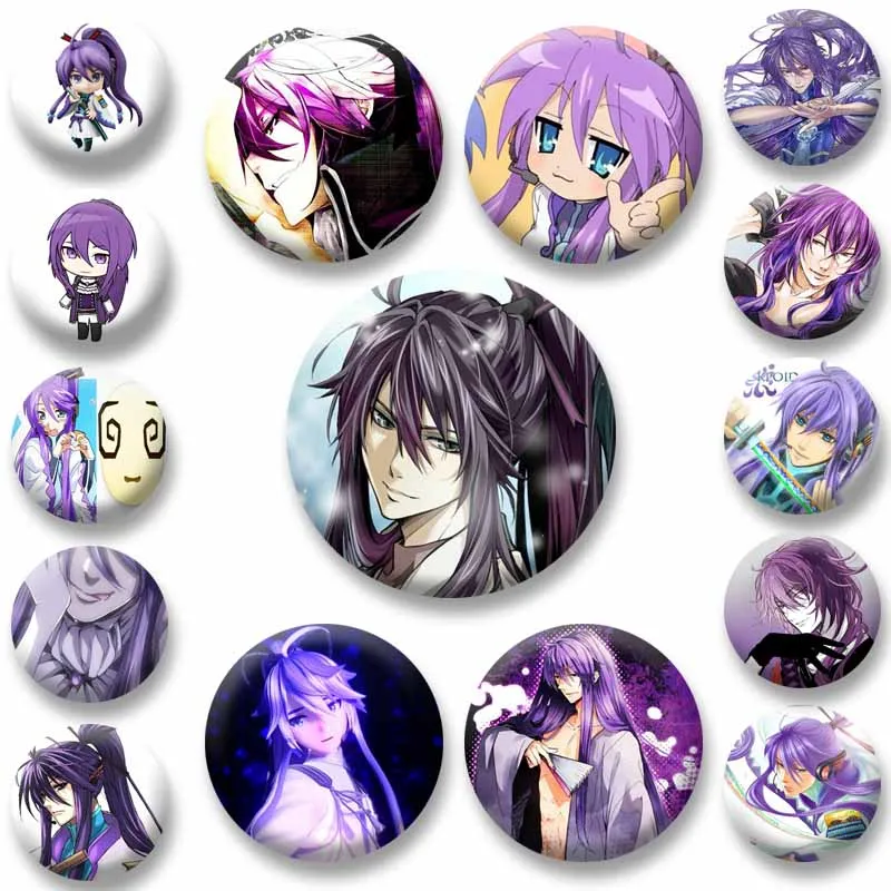 Cool Cartoon Singer Gackpo Camui Coin Badge Cute Anime Role Button Brooch Exquisite Enamel Pins Backpack Hat Decor Jewelry Gifts