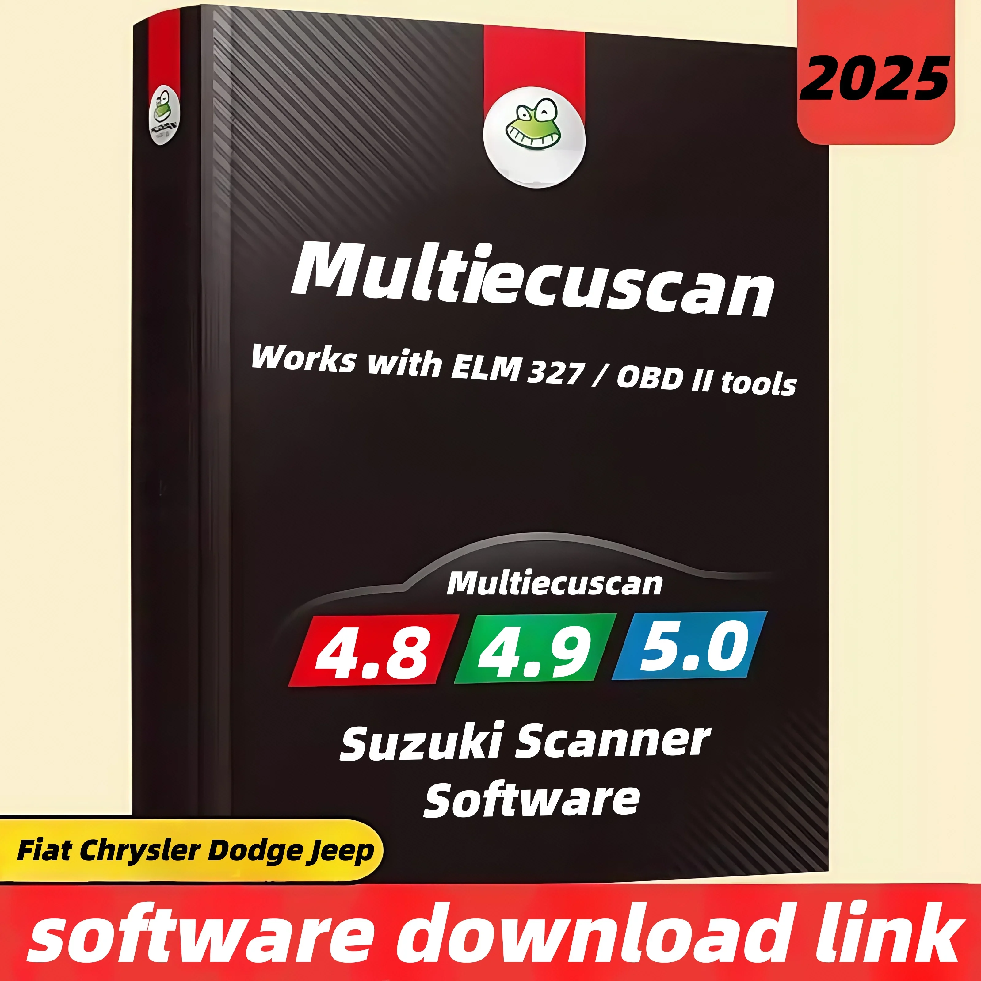 2026 Multiecuscan: V4.9/4.8/5.0 for Fiat, Chrysler, Dodge, Jeep & Suzuki - Scanner Software. V4.9 Works with ELM327/OBD II Tools