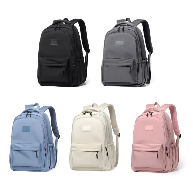 

Womens Large Capacity Backpack Men Travel Bag Students School Bag Simple Daypack