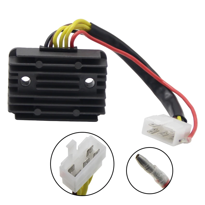 21066-1027 Voltage Regulator Rectifier For Kawasaki KZ1100 GPZ B1 1981 / KZ440 A4 KZ650 H3 1983 / KZ700 A1 1984 / KZ750 B2 1977