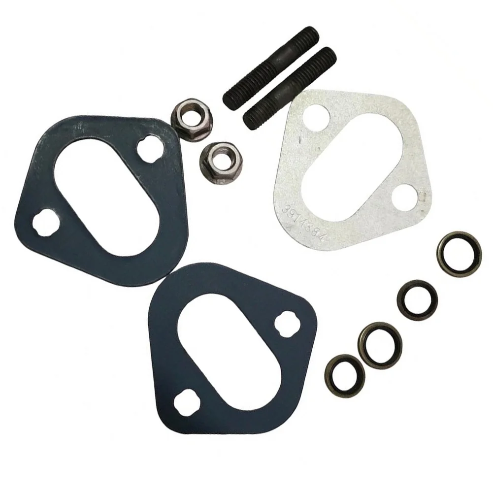 Fuel Lift Pump Fastening Assembly Kit with Spacer and Gaskets Designed for Dodge For Cummins 5.9L 12V Engine Systems