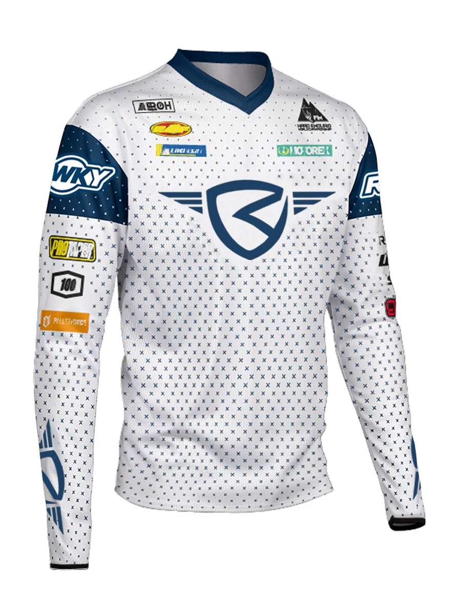 AliExpress NONE Rowky Motocross Jersey Long Sleeve Quick Dry Off-Road MTB Shirt Breathable Downhill Enduro Mountain Bike Racing Top BMX Cycling