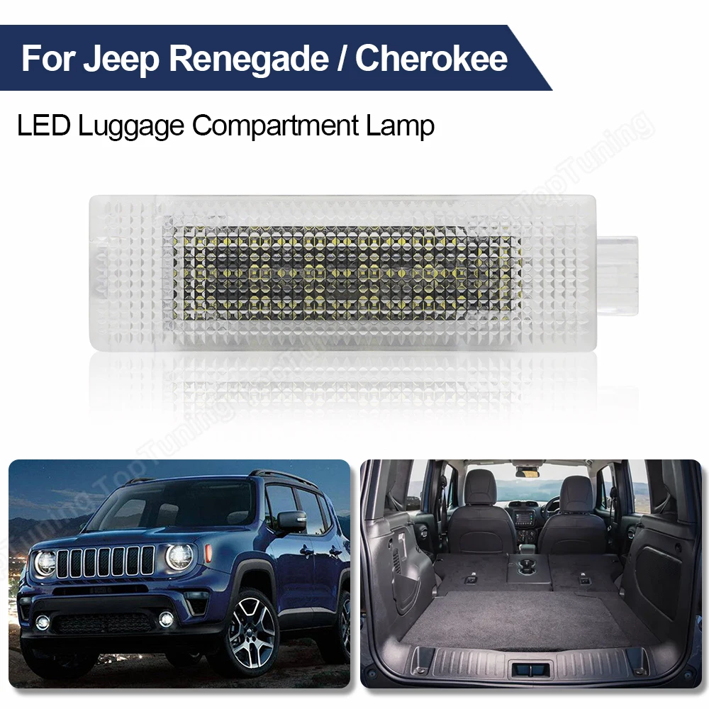 

1x For Jeep Cherokee Renegade 2015-2021 Led Luggage Compartment Interior Trunk Light Glove Box Lamp OEM#:68163956AA