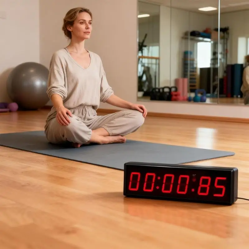 652F Expert Hand Cheer Clock For Sports Training And Lab Research 110V