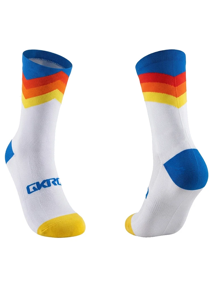 AliExpress GKRQ Cycling Socks Men Set Bicycle Soccer Socks Men Nurse Compression Women Road Bike Professional Pack Black Dark Knee-High