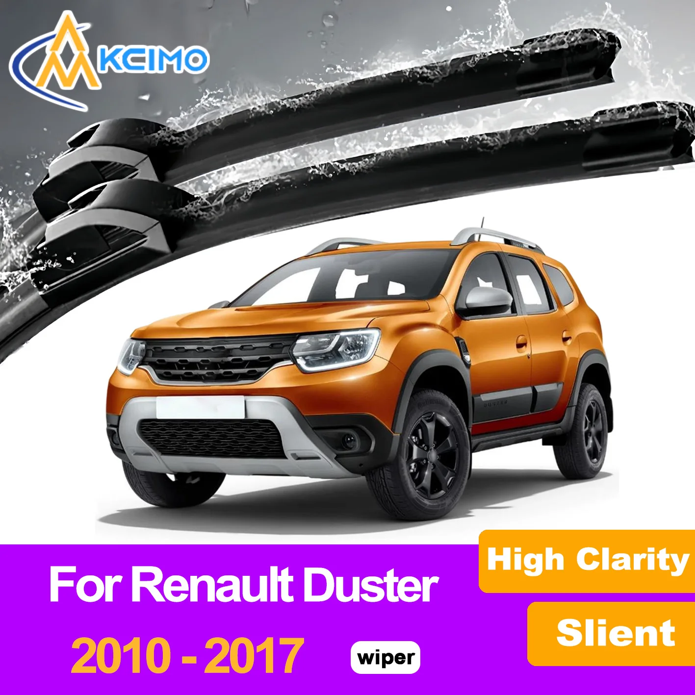 

2Pcs Front Windshield Wiper Blades For Renault Duster 2010-2017 Dacia Duster Windscreen Window Car Accessories