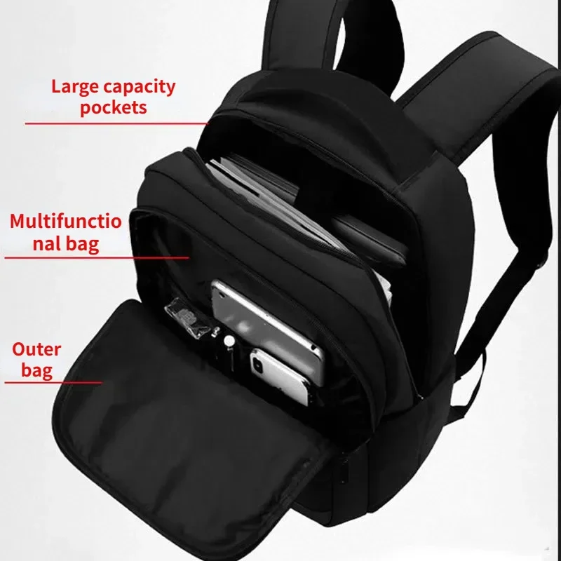 Mochilas JBTP de gran capacidad, mochilas para ordenador portátil para hombre, bolsas de viaje ligeras impermeables, mochilas escolares, bolsa de negocios, mochila grande para hombre