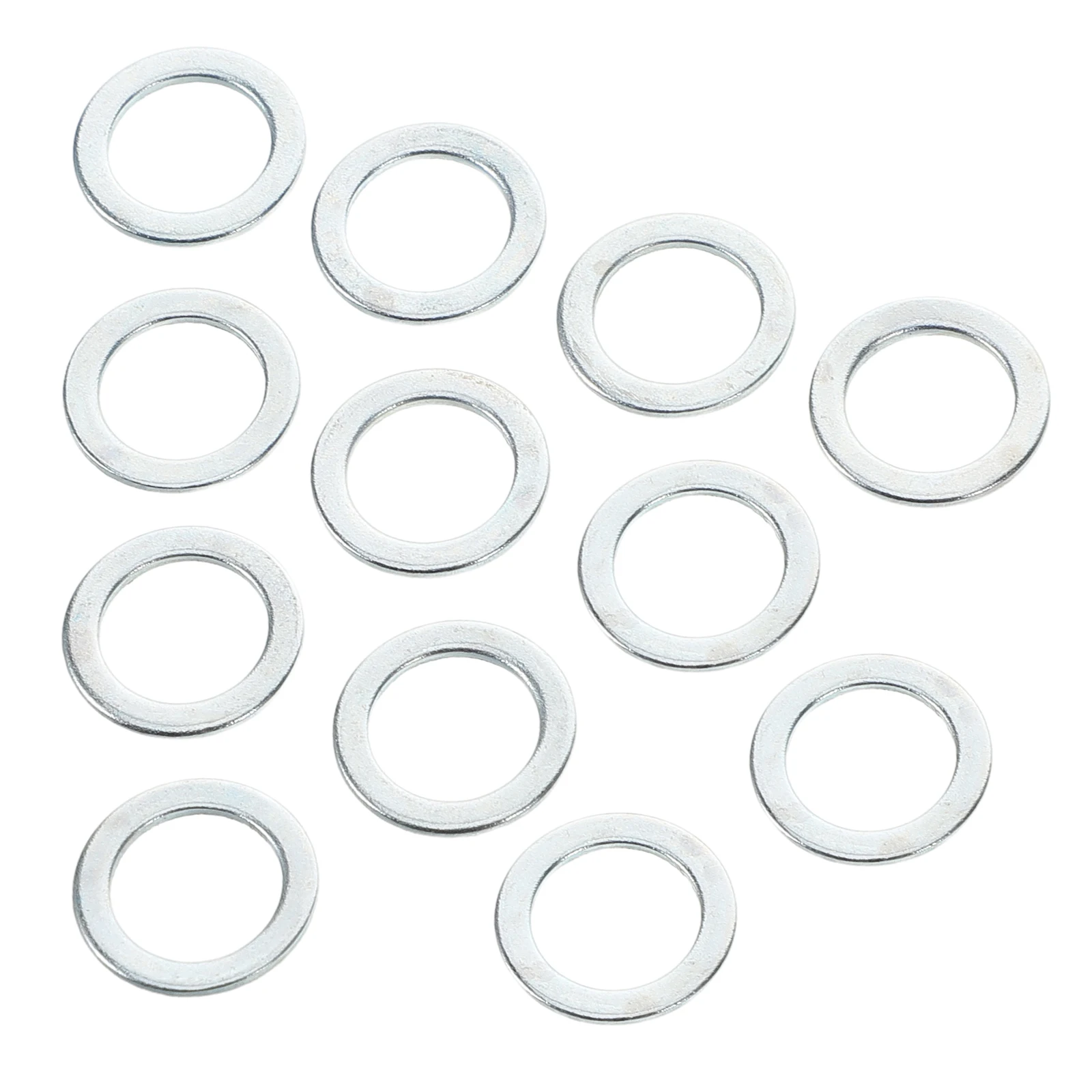 

100pcs Axle Washers Metal Slip Wire Spacers Flat Silver High Compression Resistance Durable Longboard Trucks Speed Bearings