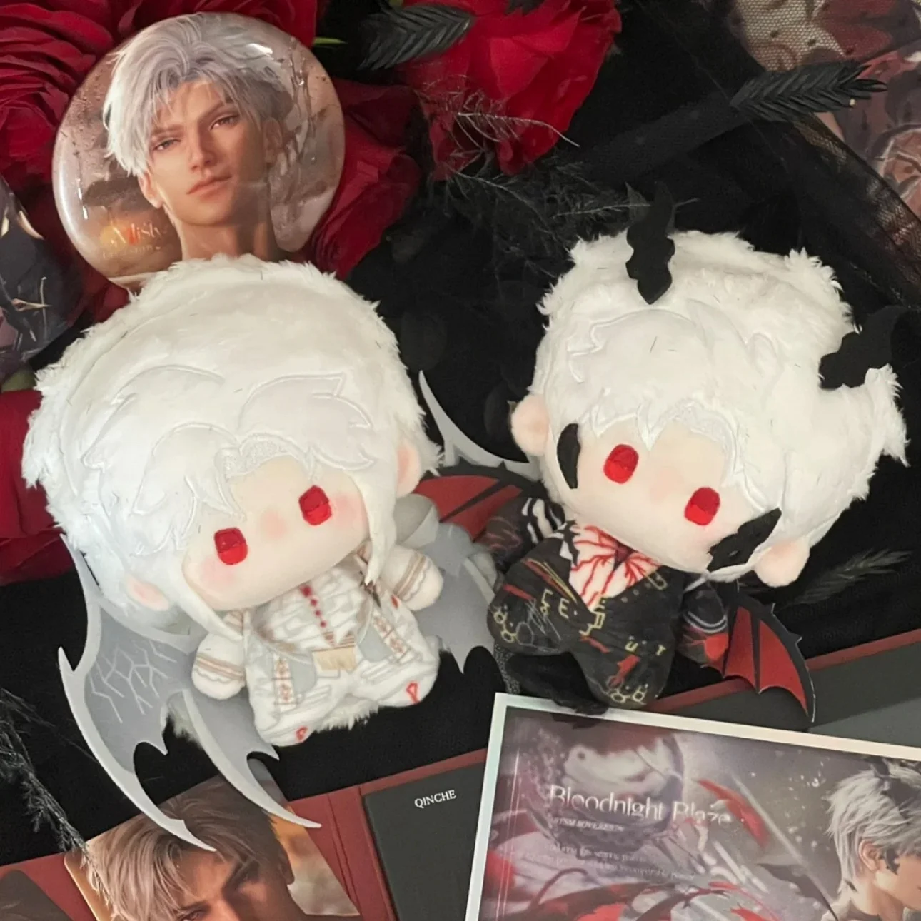 10cm Silverwing Fiend Sylus Plushies Cartoon Love and Deepspace Cotton Doll Dragon Sylus Plush Toy Gifts for Girl Collectors