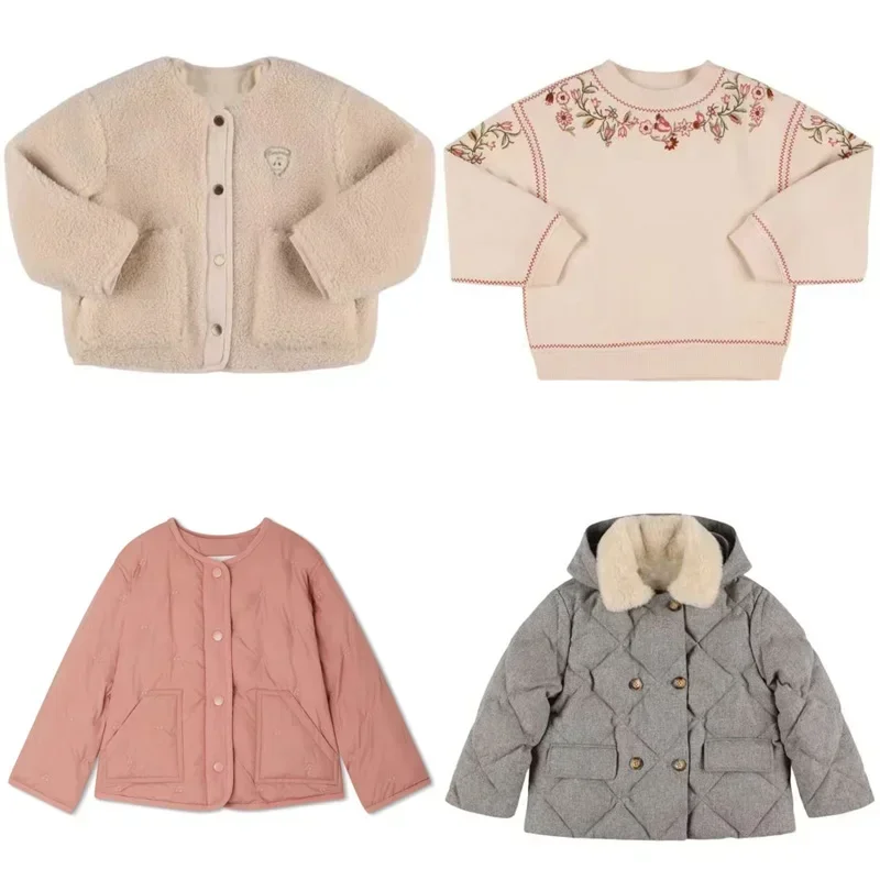 Pre-sale(Ship in October) 2024 BP Autumn Kids Clothes Baby Girl Winter Cotton Clothes Girls Coat Kids Vest for Little Children