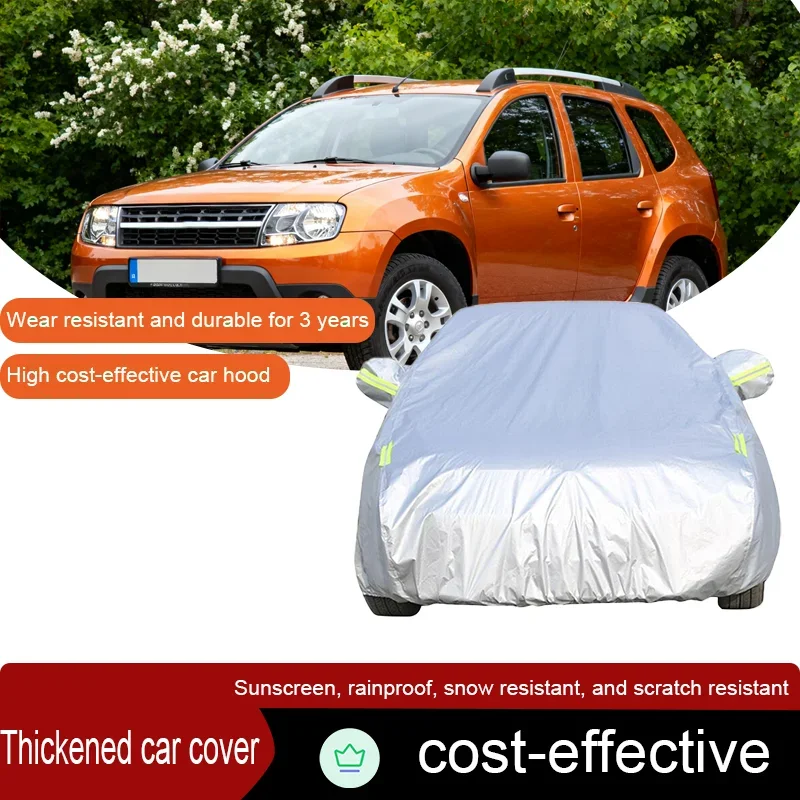 

Suitable for Dacia 2010-2021 outdoor sunshade anti-ultraviolet rain and snow fog dust cover thickened car cover