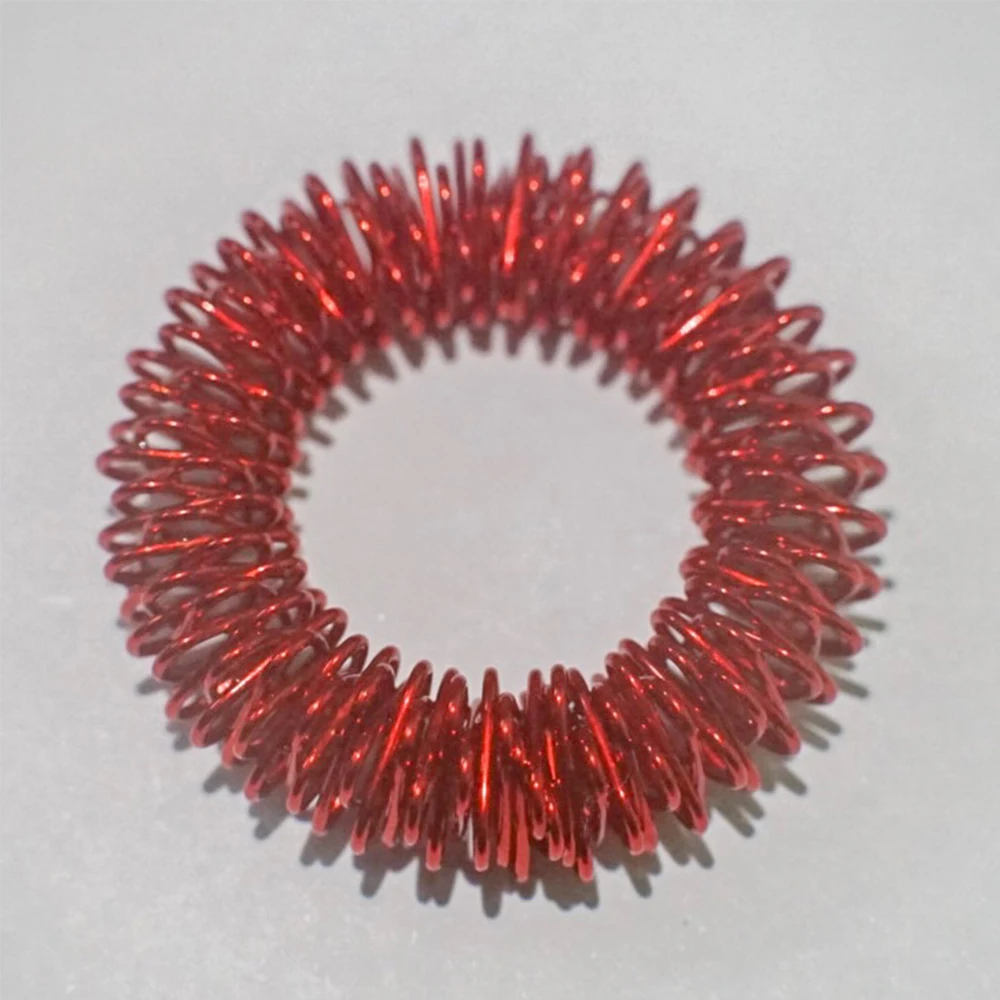 Finger Massager Spring Spiky Sensory Finger Spring Rings Relief Stress And Anxiety Finger Toys Finger Lose Weight