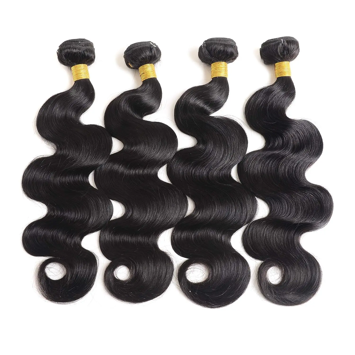 Brazilian Body Wave Pacotes de cabelo humano, Natural Hair Weave, extensões de cabelo Remy, 3, 4 Deal, 8-28in, 100% cabelo humano