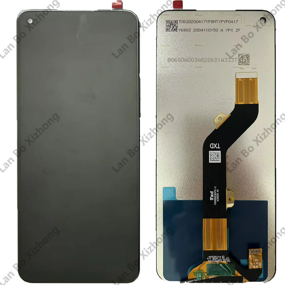 For Tecno Infinix Camon 16 Hot 10 X682 X683 KE7 Spark 6 2021 LCD Display Touch Screen Digitizer Panel Assembly Replacement