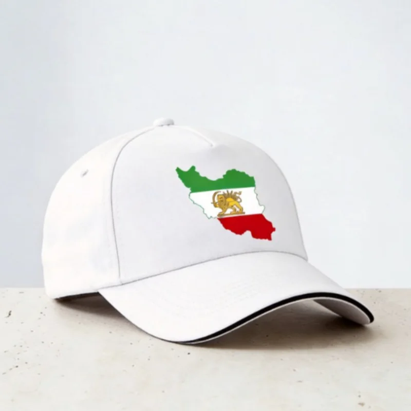 

Emblem Flag of Lion Iran Baseball Cap Fashion Men Women Outdoor Soccer Hats Emblem of Iran Lion and Sun Flag hat