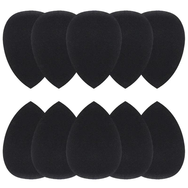 

10 Pcs Black Makeup Sponges Tools Applicator Super Soft Sponge Powder Blender Smooth Foundation Contour Blending Cosmetic Puff