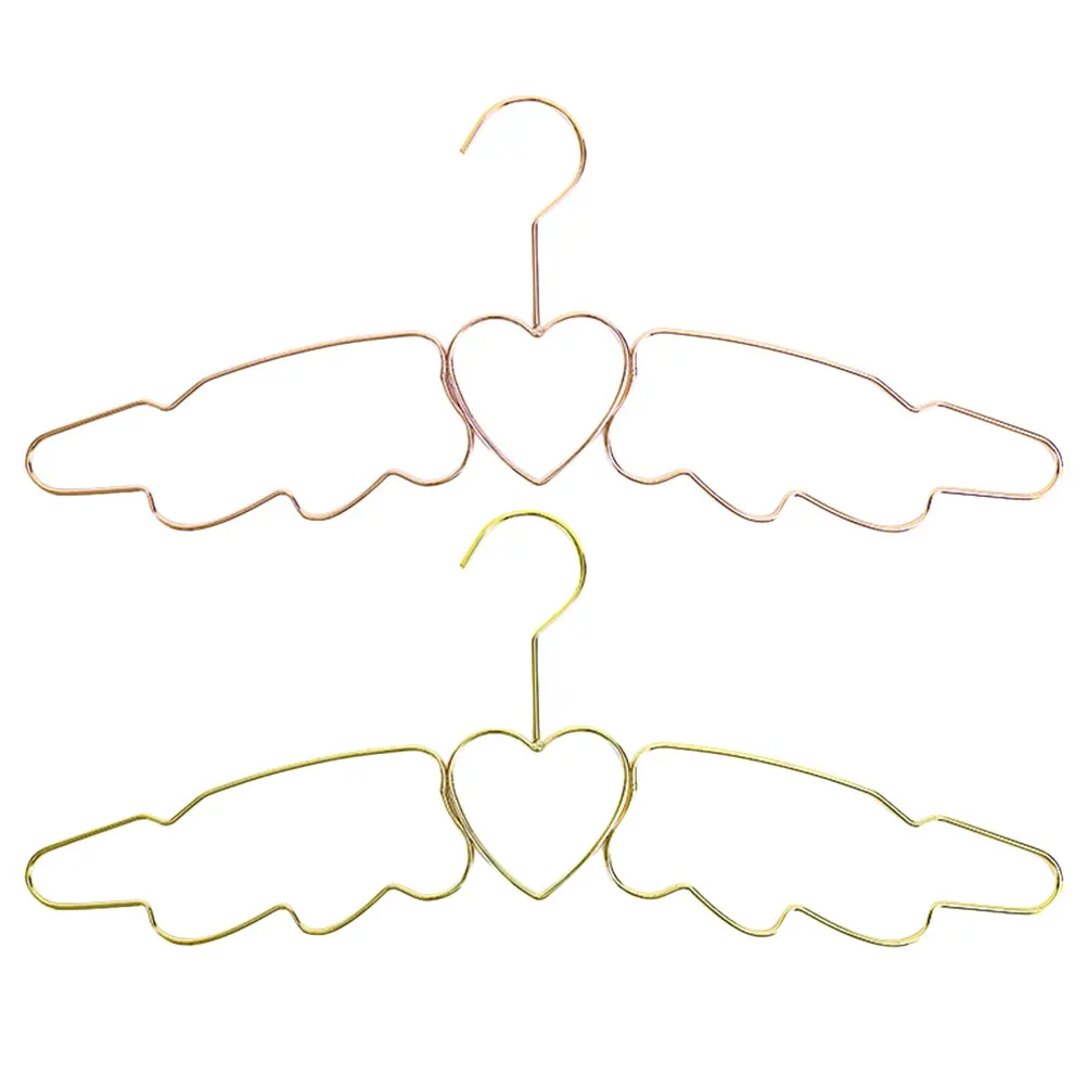 

4pcs Angel Wing Multi Layer Clothes Organizer Drying Rack Coat Home Clothing Household Hangers Hangers Closet Storage