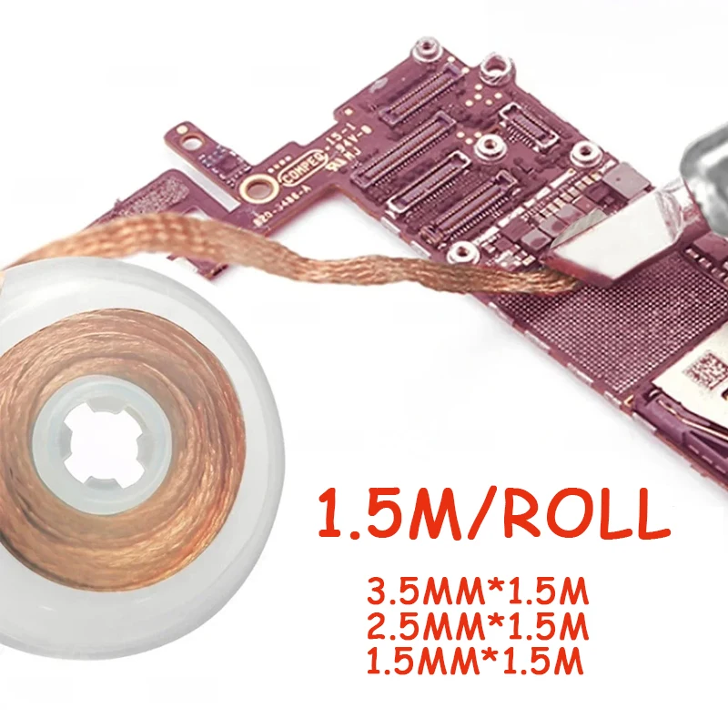 

Desoldering Braid Welding Solder Remover Wick Wire Lead Cord Flux Repair