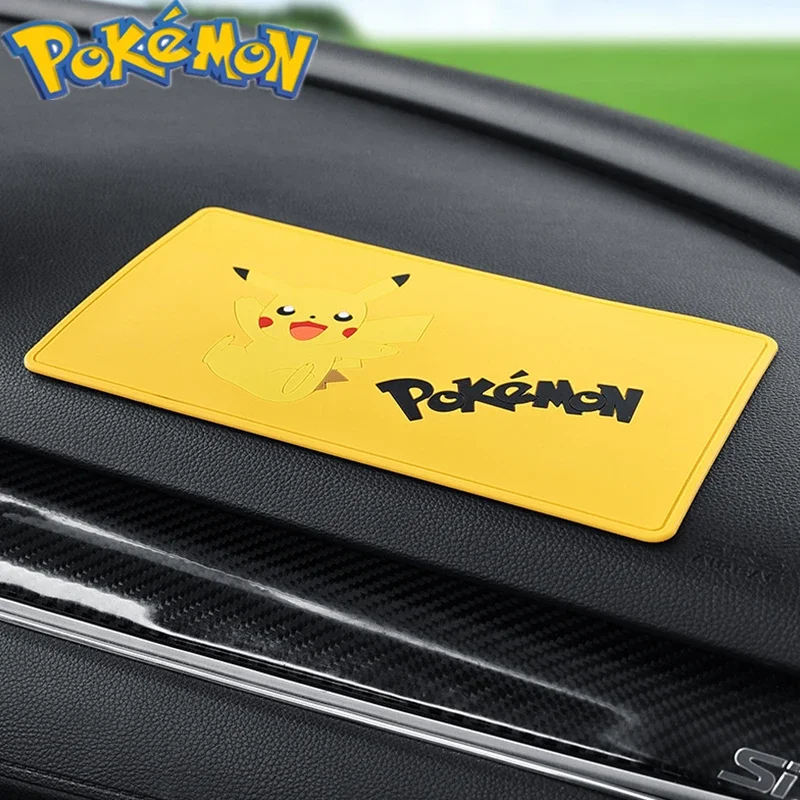 Pokemon car center console dashboard anti-slip mat Pikachu decorative phone key pad Christmas gifts around Japan anime