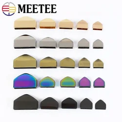 Meetee 금속 테일 클립 나사 스토퍼 버클, 지퍼 엔드 후크 가방 벨트 장식 버클, DIY 액세서리, KY421, 10, 20 개, 12, 18, 25mm