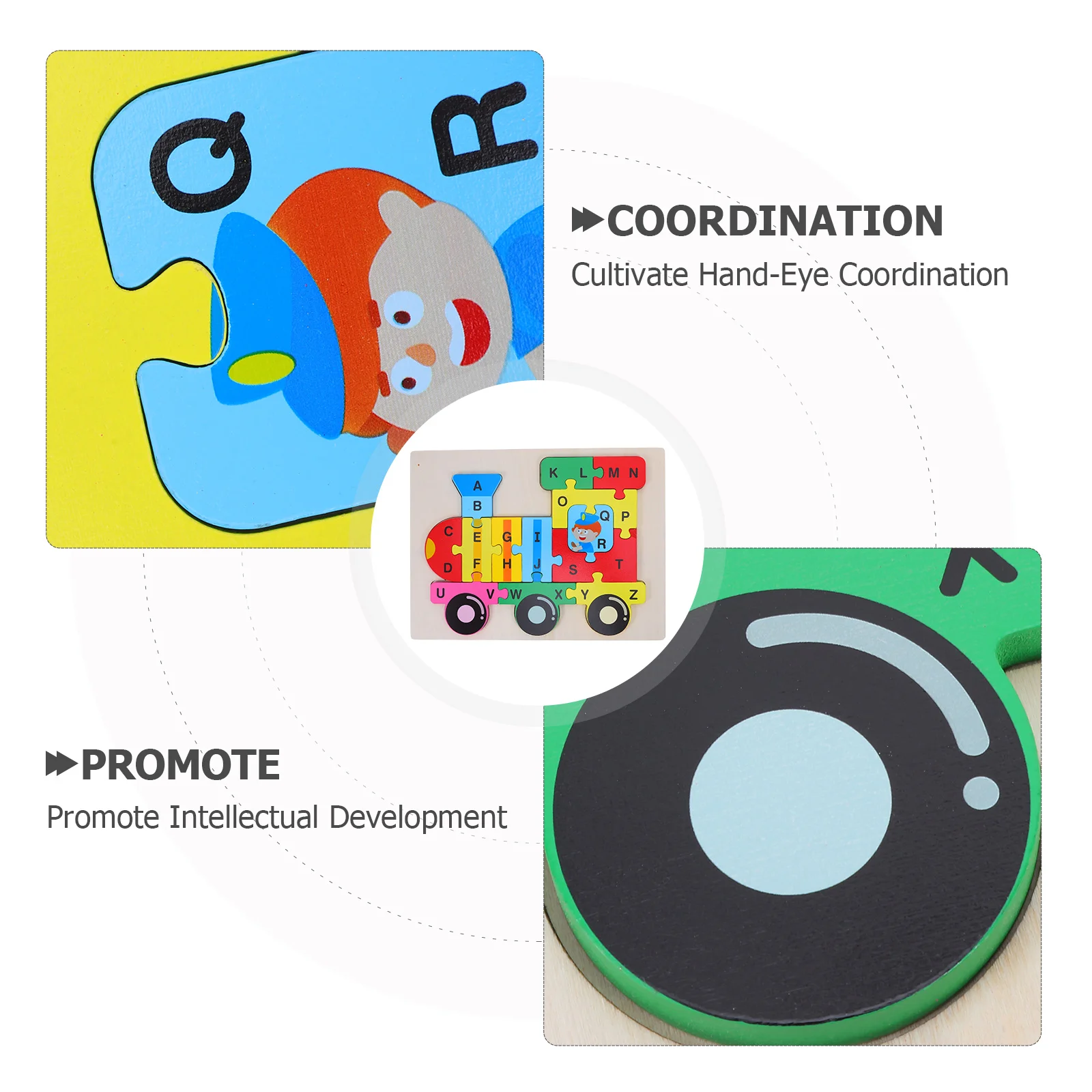 Kinderen Vroeg Onderwijs Puzzel Kleurrijk Houten Intelligentie Ontwikkeling Educatief Spel voor Kinderen Leeractiviteit