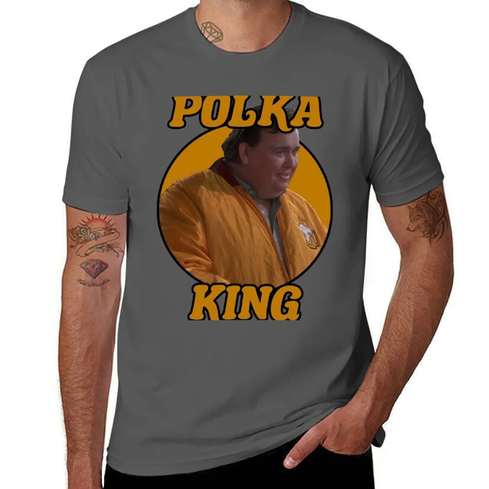 

John Candy is Gus Polinski T-Shirt t shirt custom print man t shirt graphic T-Shirt
