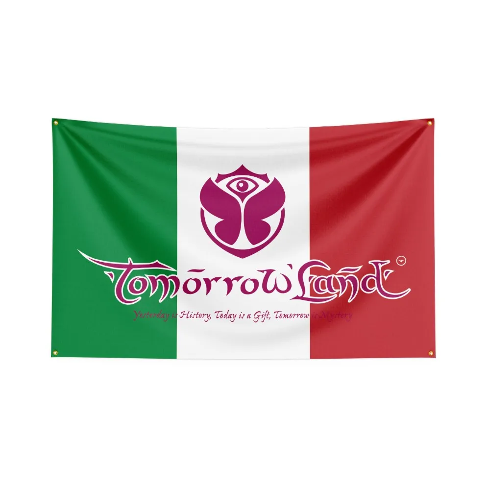 NONE Tomorrow land Festival Flagge Polyester Digitaldruck elektronische Musik Banner 7