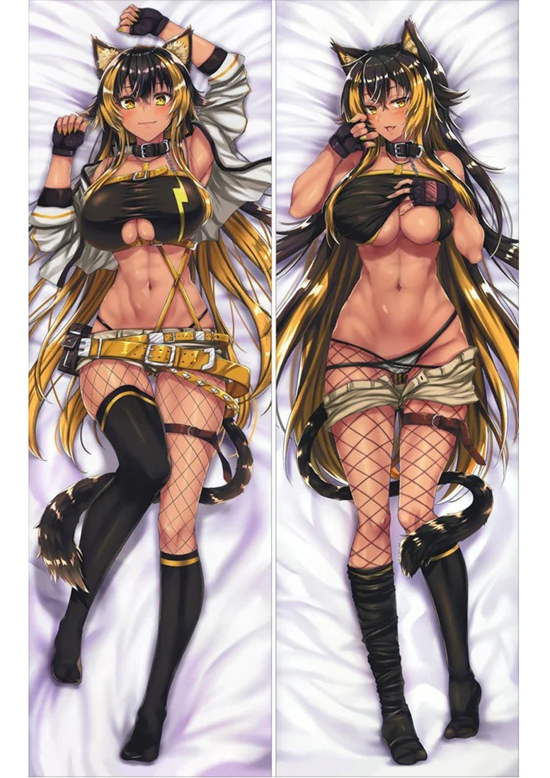 

Anime VTuber Nekoyo Chloe Dakimakura Waifu Pillowcase 2-Side Print Decor Pillow Case Hugging Body Cushion Cover Gift