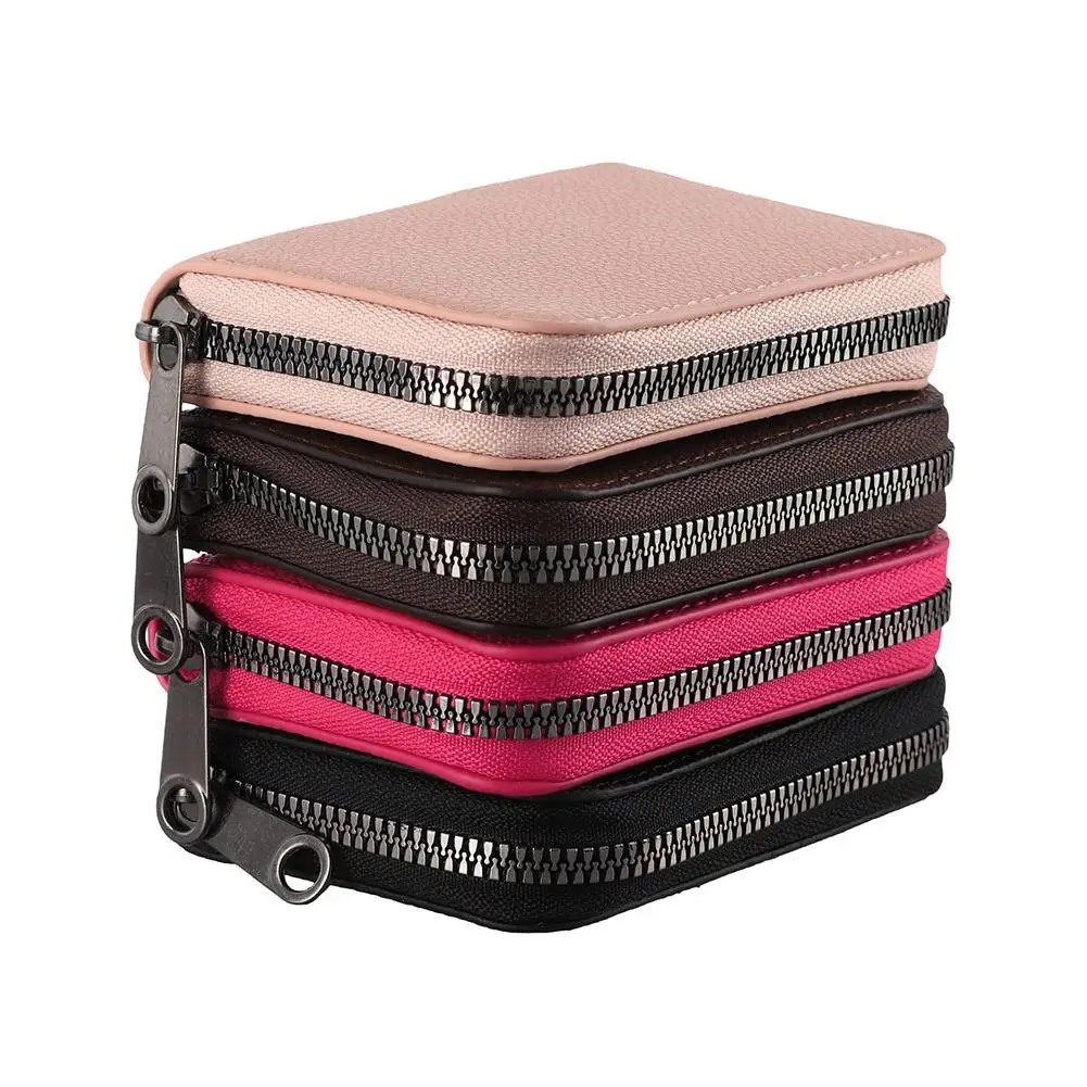 

ID Cards Holders Bank Credit Bus Cards Cover Anti Demagnetization Coin Pouch Wallets Bag Business Zipper Card Holder Organizer