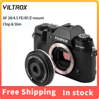 VILTROX Full Frame Camera Lens AF28mm F4.5 Retro Slim Chip Autofocus Lens For Fujifilm X Sony E Nikon Z Mount