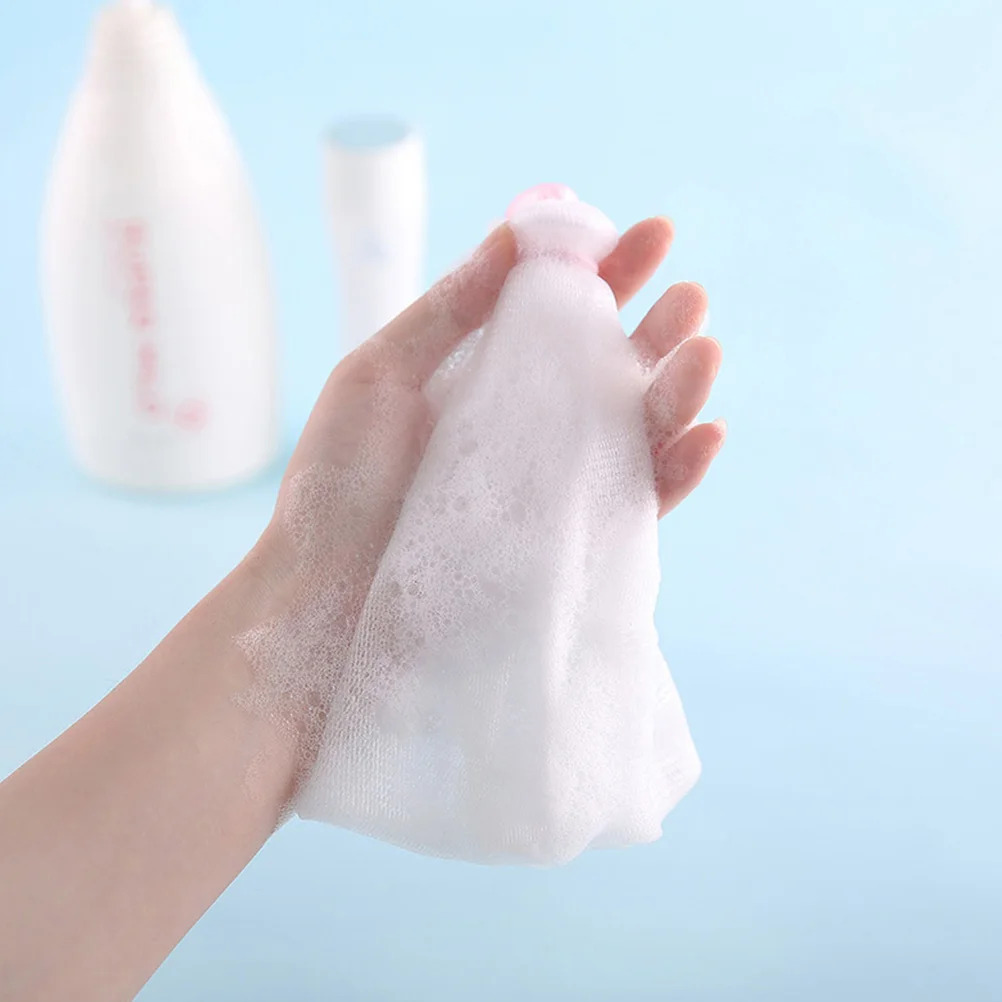 

2pcs Foaming Facial Cleanser Soap Maker Body Shower Tool Durable With Hook Efficient Bubbles Saver For Skin