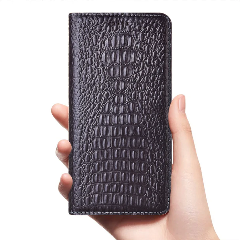 Natural Leather Case For Sony Xperia XZ4 XZ3 XZ2 Premium L4 XA2 Ultra XA1 Plus Genuine Leather Magnetic Visa Card Holder Cover