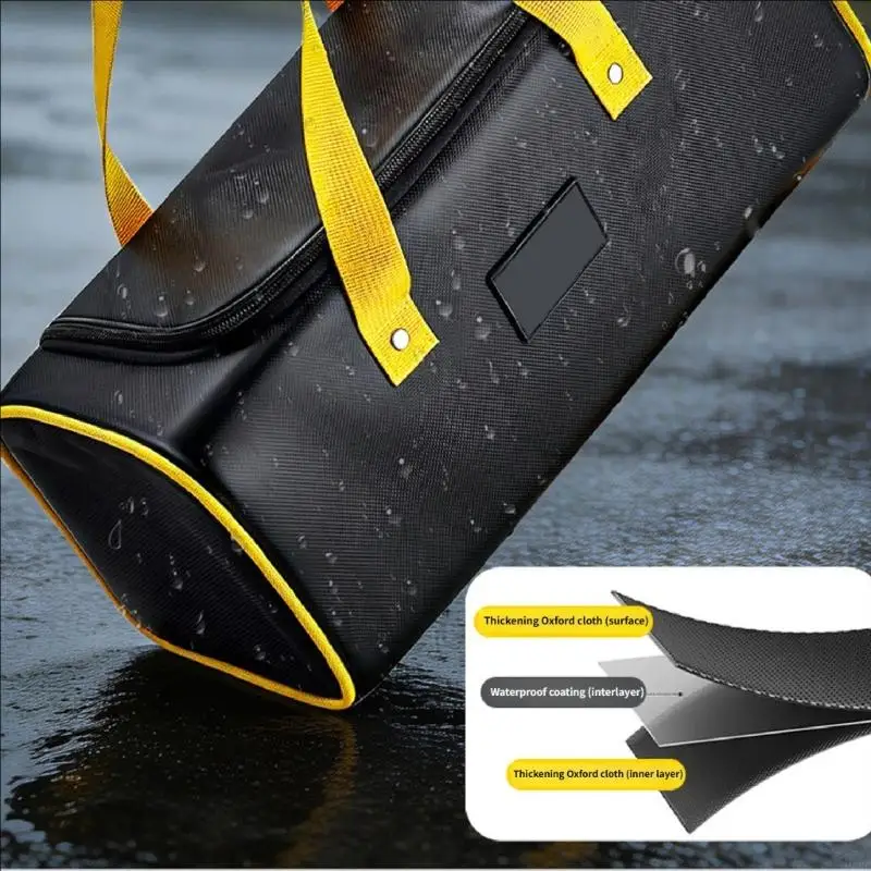 Professional Thickened Construction Tool Bag High Capacity Design Dustproof Coating For Jobsite Equipment M4YD