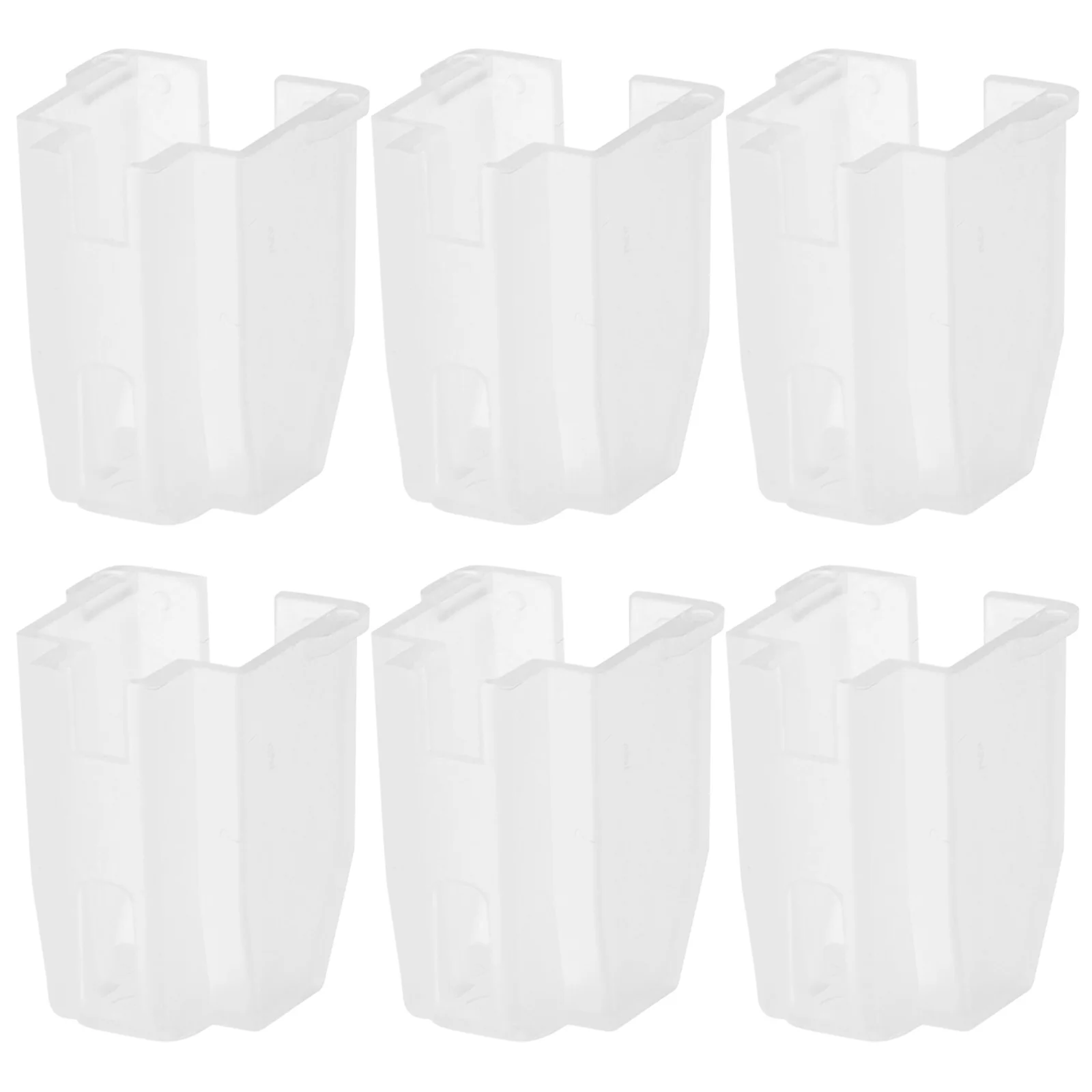 

6pcs Stylus Protective Cover Turntable Needle Record Player Dust Cover Vinyl Accessories White Anti Static DJs Equipment