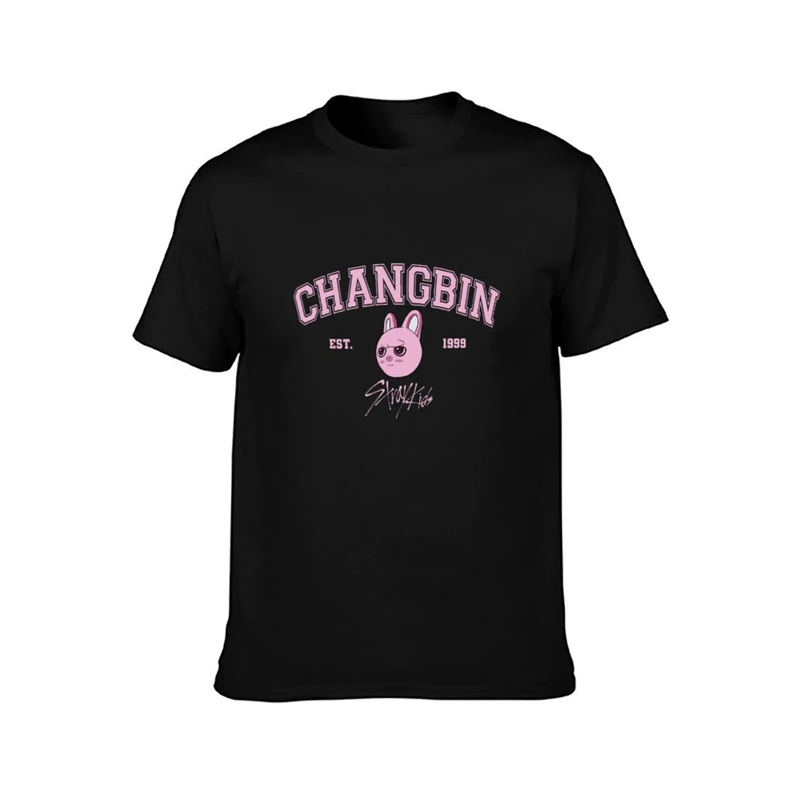 ChangBin Cute Member T-Shirt quick-drying oversized graphic tee mens t shirts pack