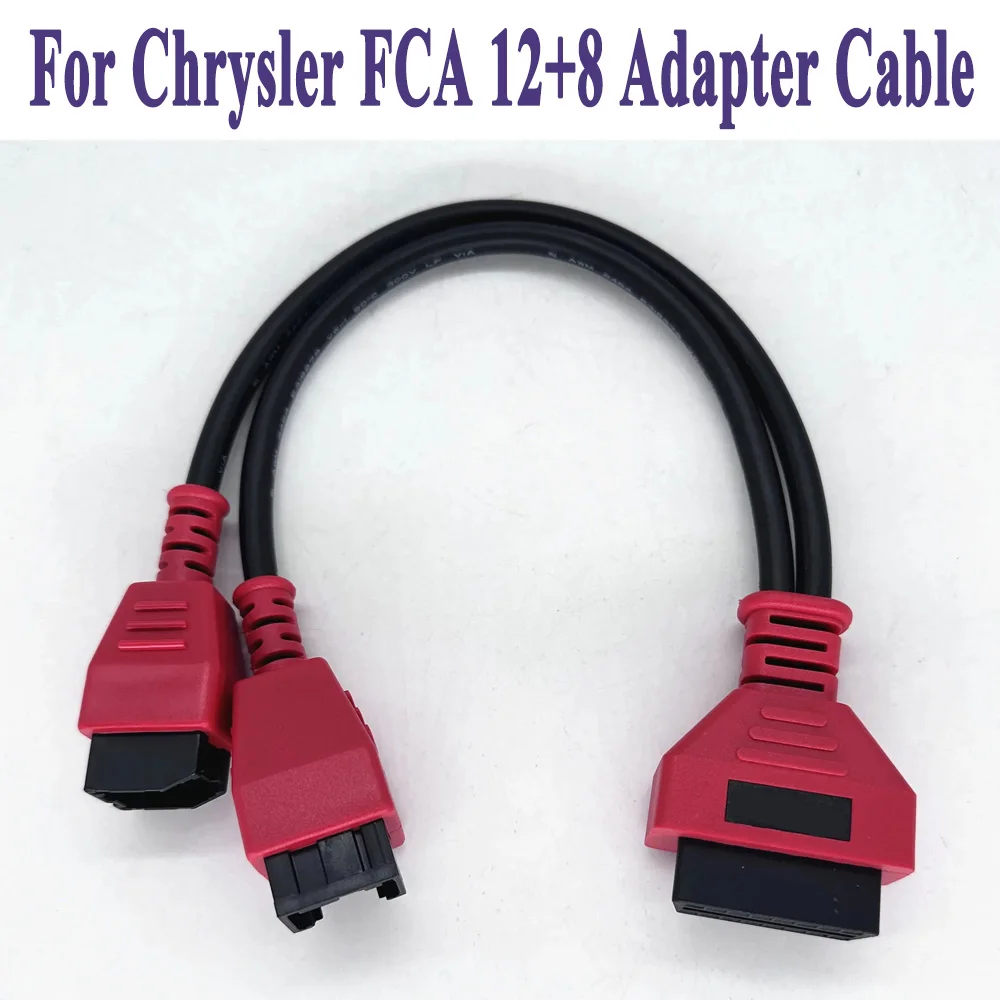 Compatible con FIAT ALFA ROMEO OBD 12 + 8 SGW Cable adaptador de derivación para herramientas de diagnóstico Chrysler FCA funciona para LAUNCH X431