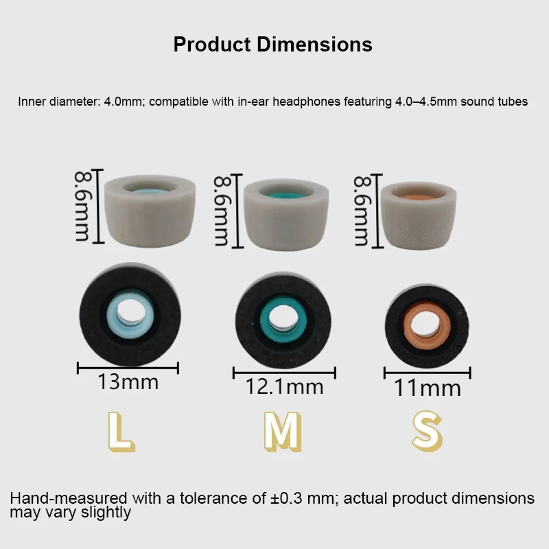 

Амбушюры из пены с эффектом памяти для WF-1000XM6, шумоизолирующие, комфортные, эластичные, с нанопокрытием, для насадок 4-4,5 мм