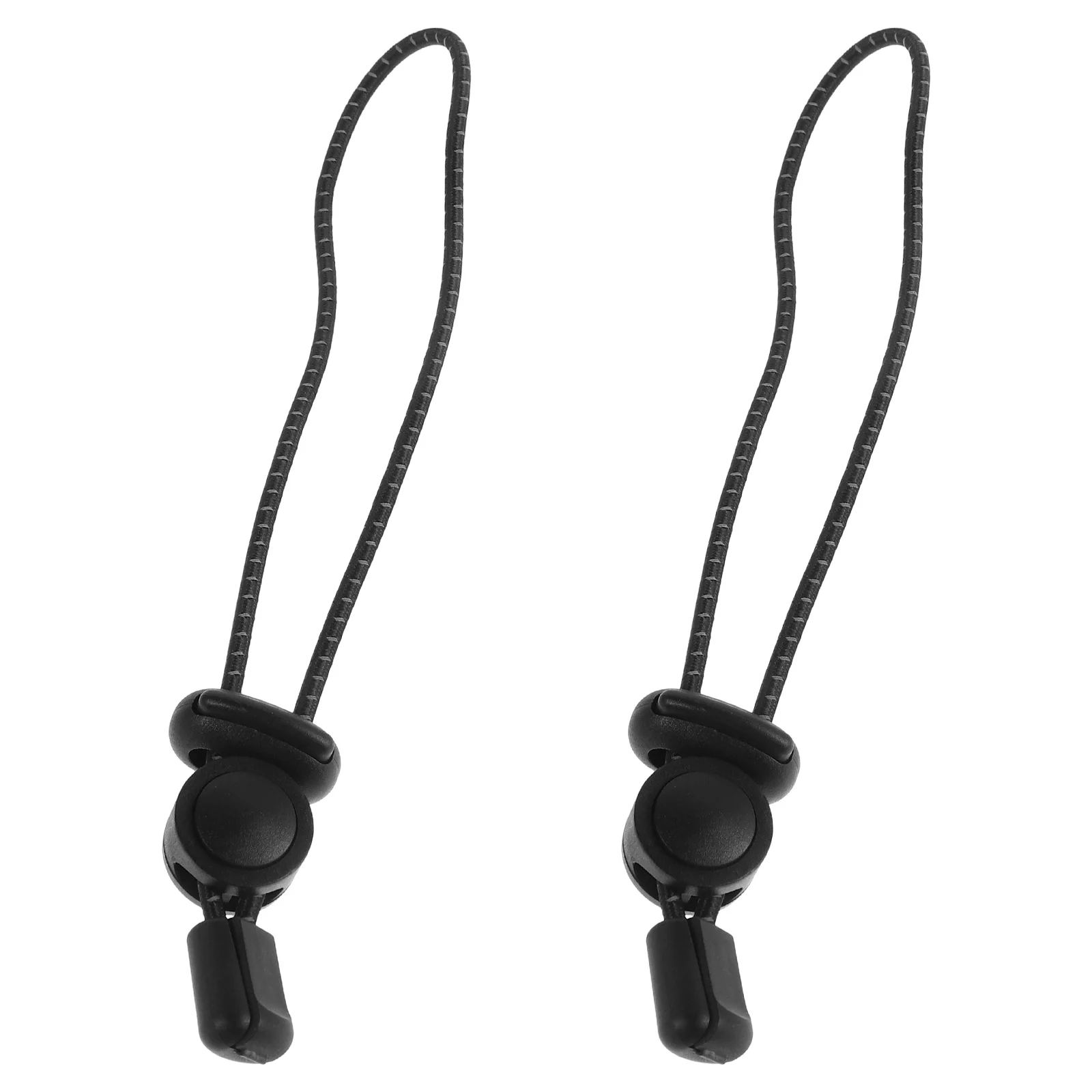 

2 Pcs Mountaineering Pole Holder Elastic Rope Strap Adjustable Security Outdoor Stick Fixing Hiking Bag Buckle