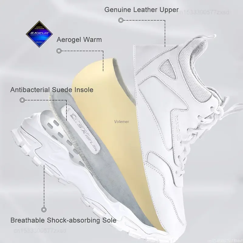 Youpin supield aerogel resistência a frio quente alta-topo sapatos casuais para homens mulher esporte ao ar livre sapatos de inverno sola grossa sapatilha